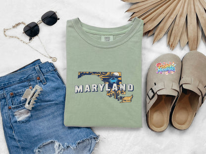 Maryland The Old Line State DTF Print Ready to Press