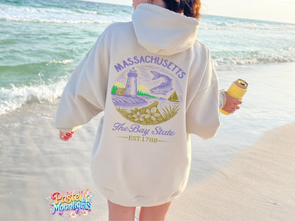 Massachusetts The Bay State  DTF Print Ready to Press