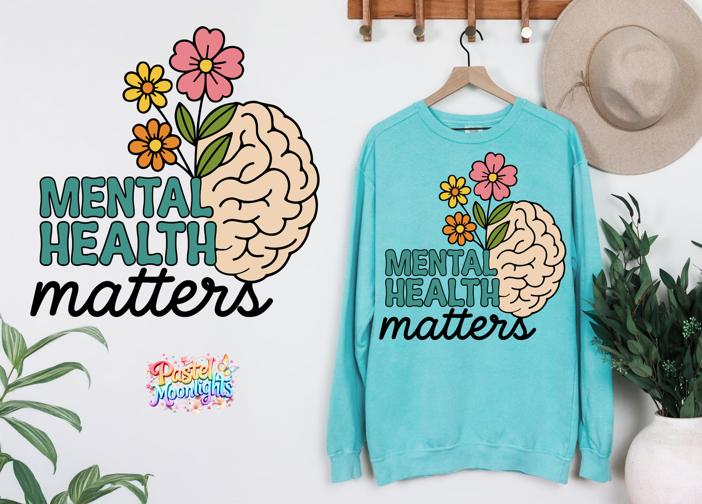 Mental Health Matters DTF Print Ready to Press