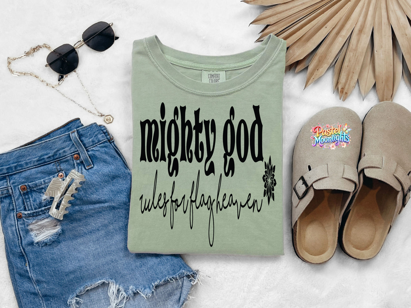 Mighty God DTF Print Ready to Press