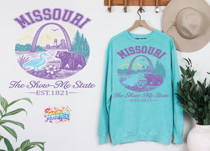 Missouri The Show-Me State DTF Print Ready to Press