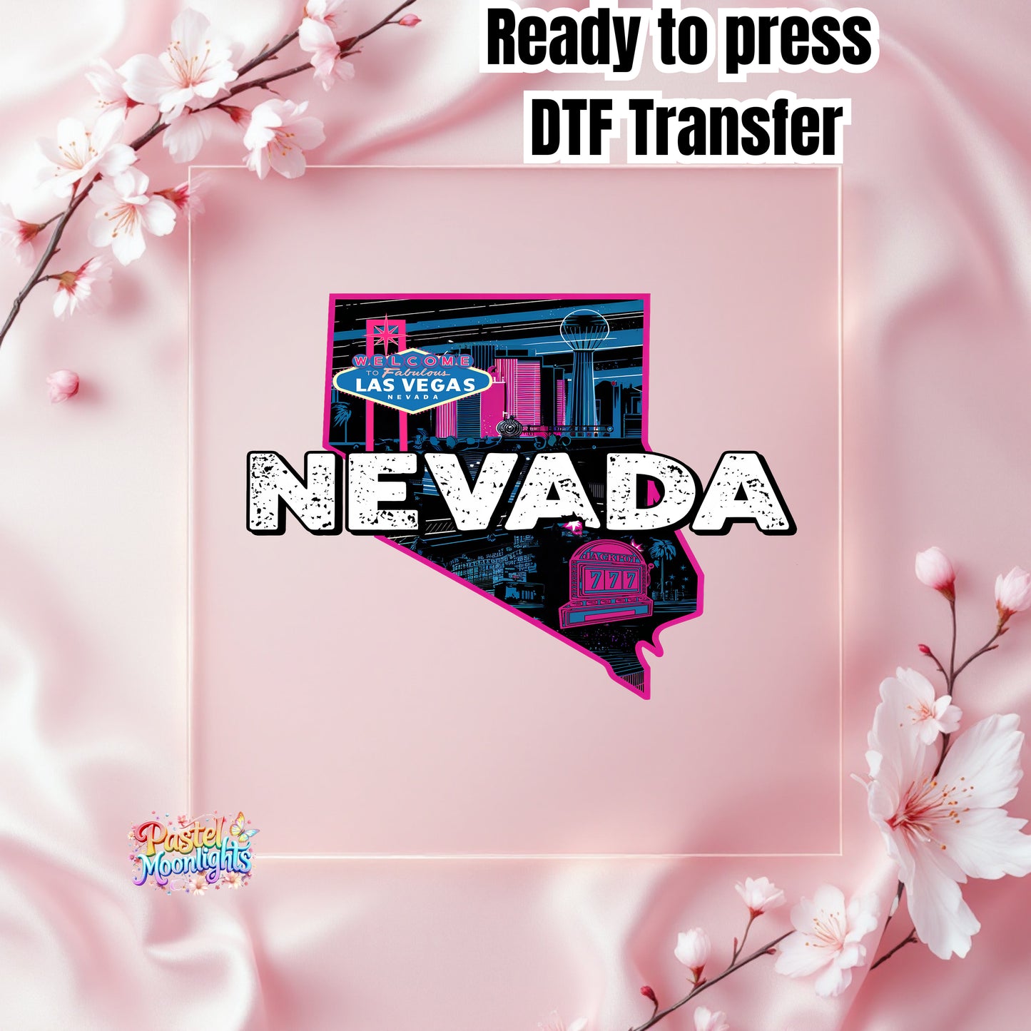 Nevada The Silver State DTF Print Ready to Press