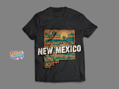 New Mexico Land of Enchantment DTF Print Ready to Press