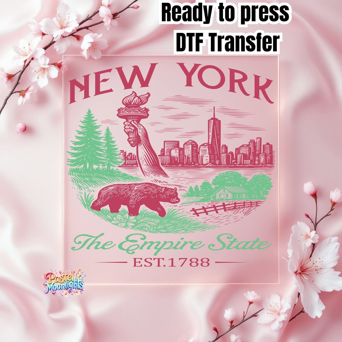 New York The Empire State DTF Print Ready to Press