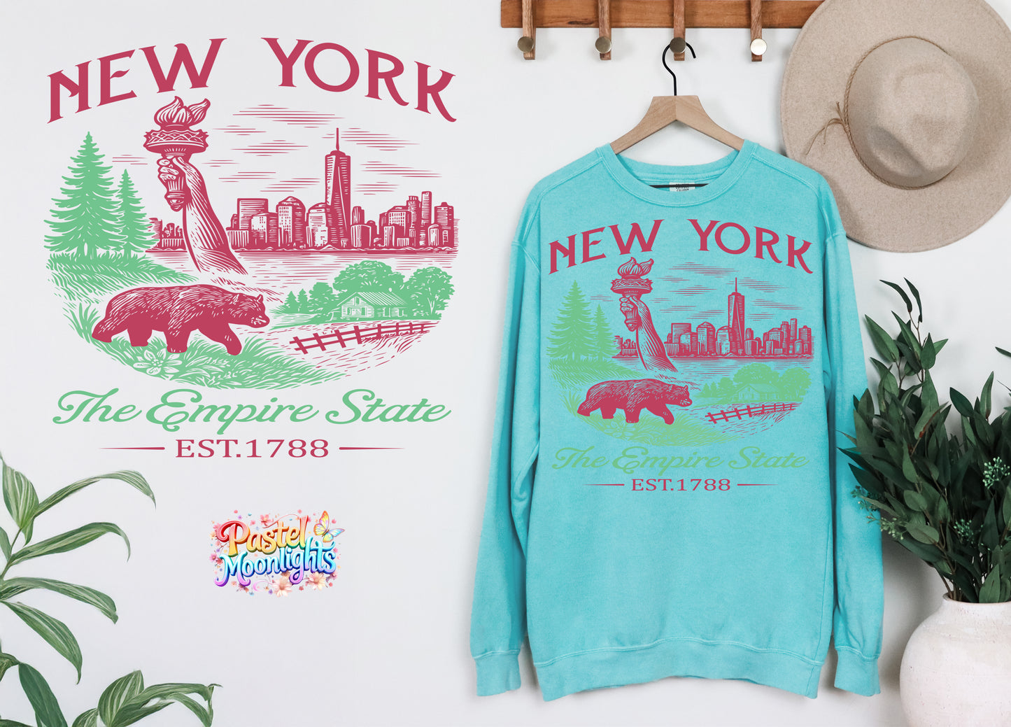 New York The Empire State DTF Print Ready to Press