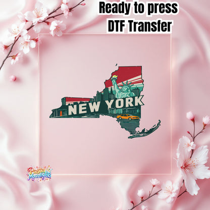 New York The Empire State DTF Print Ready to Press