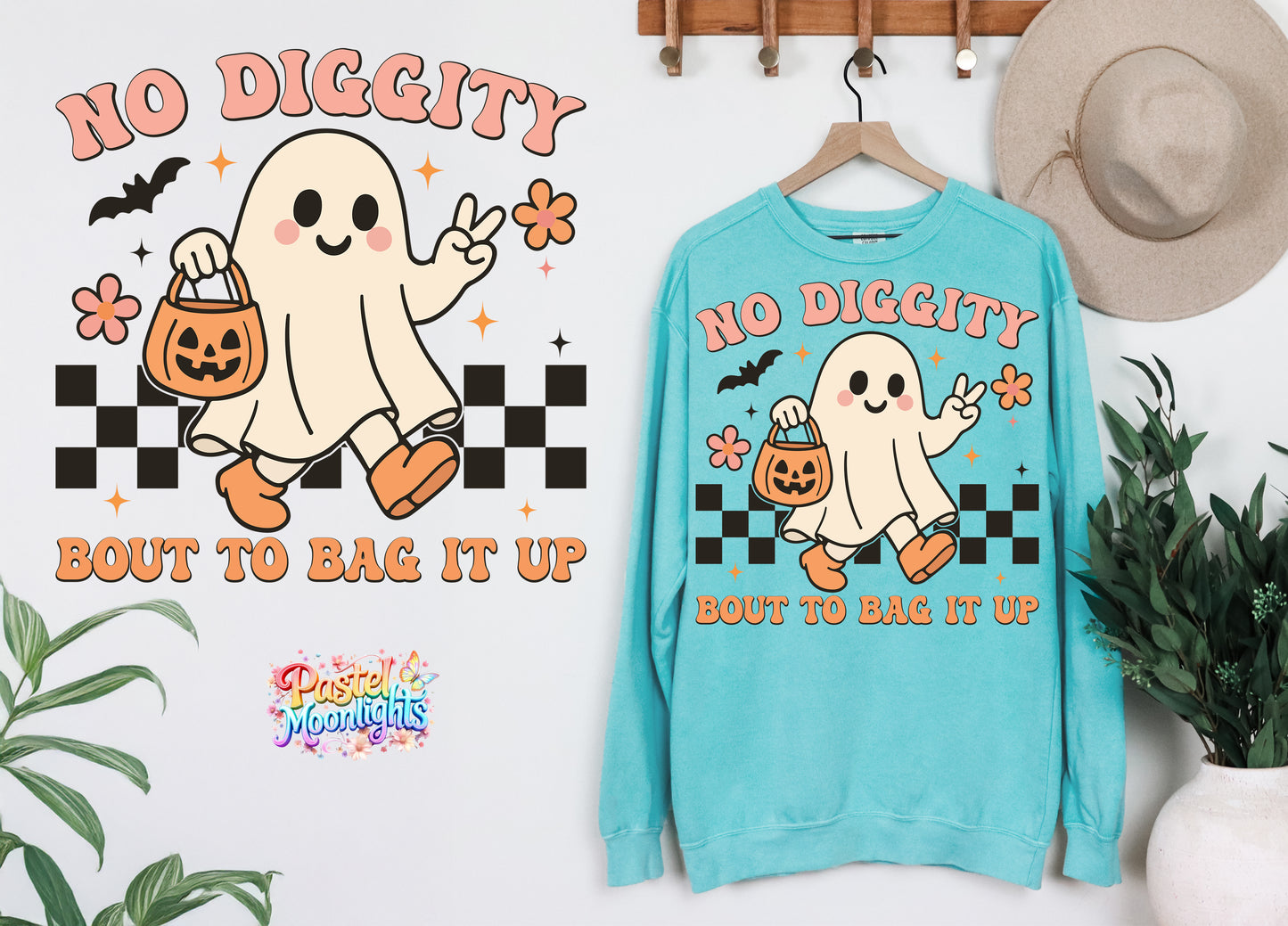 No Diggity Bout to Bag It Up DTF Print Ready to Press