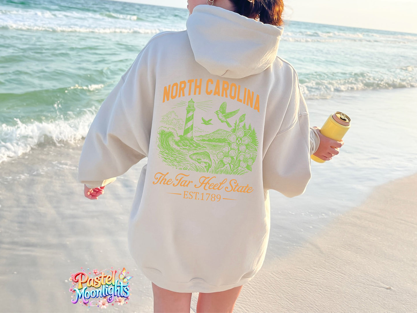 North Carolina The Tar Heel State DTF Print Ready to Press