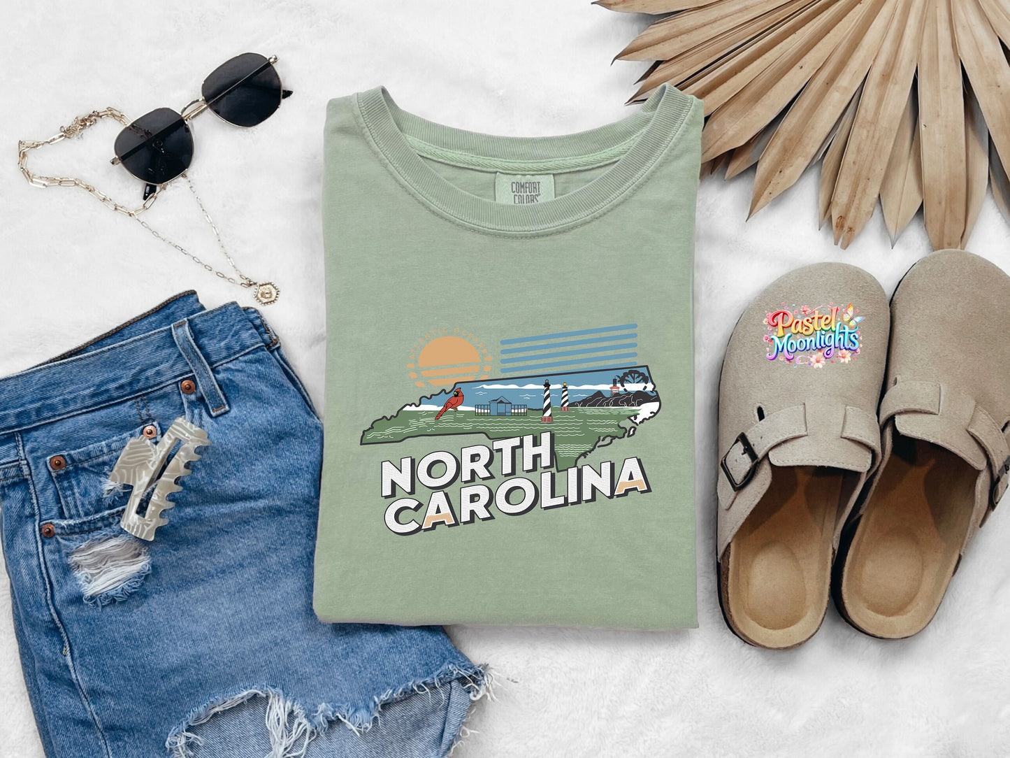 North Carolina The Tar Heel State DTF Print Ready to Press