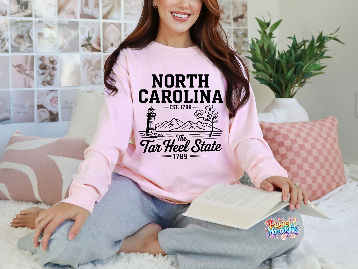 North Carolina The Tar Heel State DTF Print Ready to Press