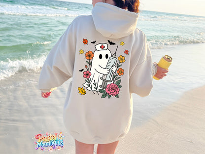 Nurse Ghost DTF Print Ready to Press