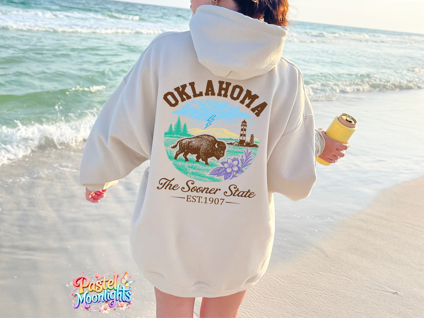 Oklahoma The Sooner State DTF Print Ready to Press