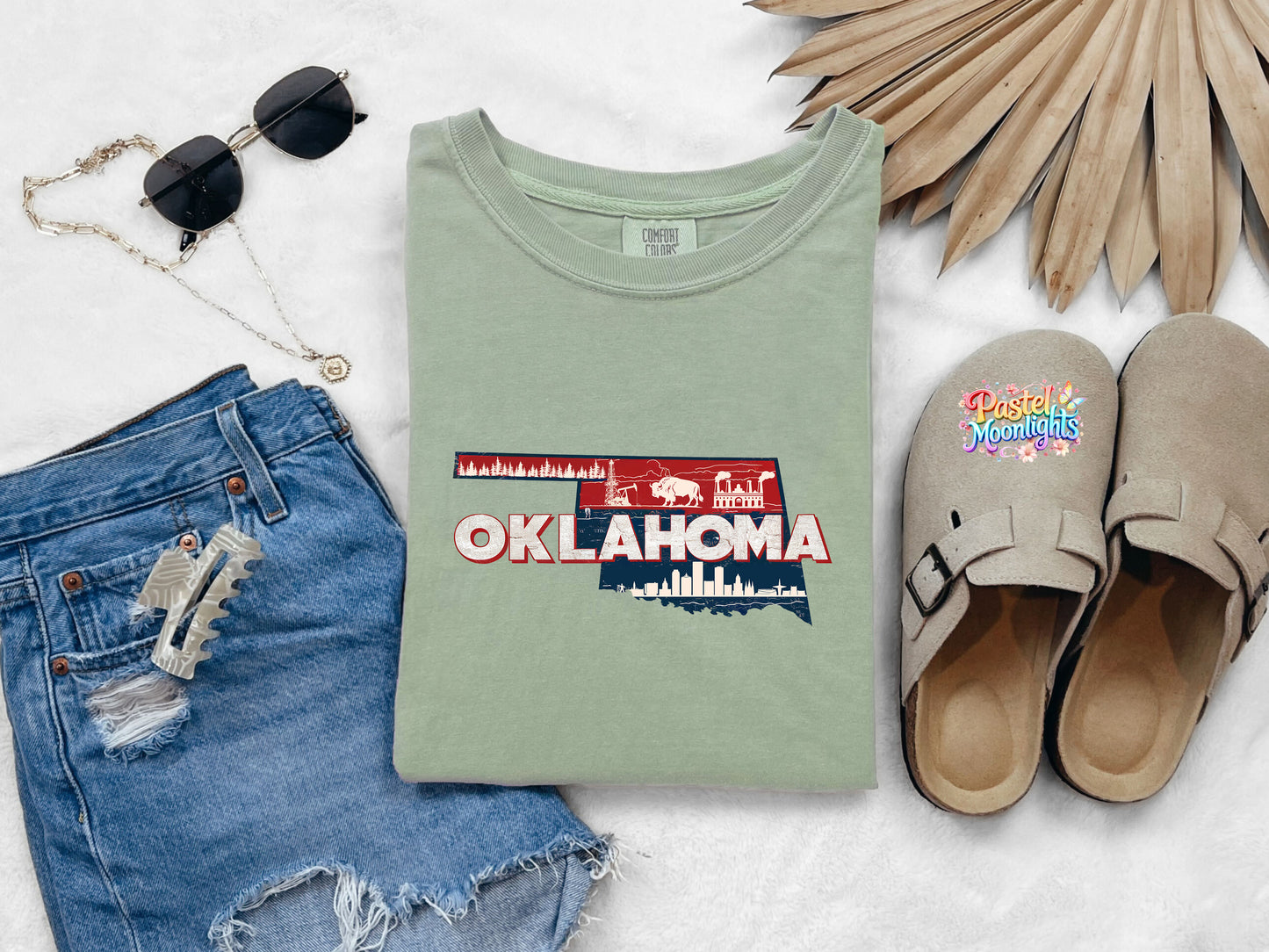 Oklahoma The Sooner State DTF Print Ready to Press