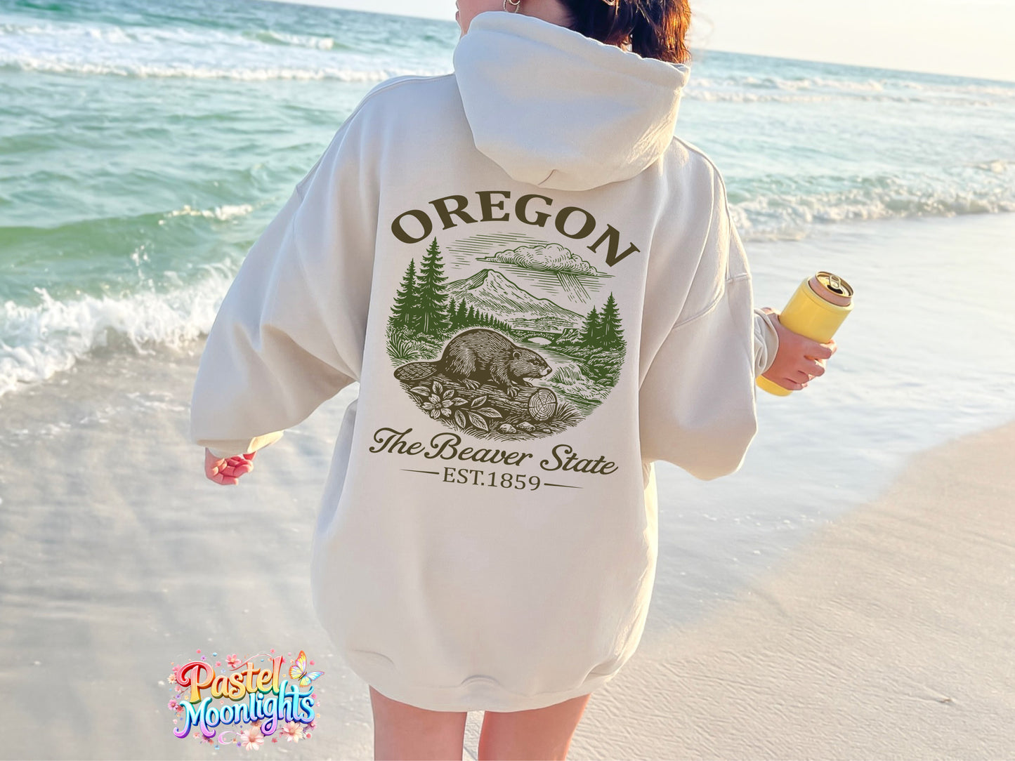 Oregon The Beaver State DTF Print Ready to Press