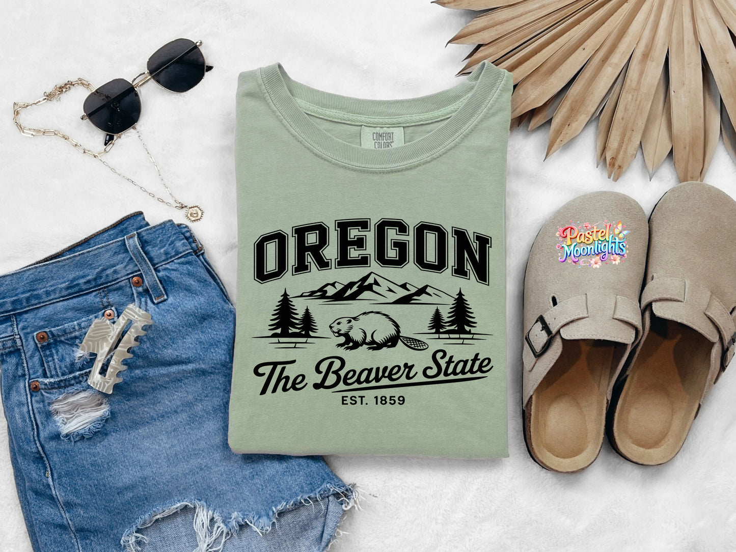 Oregon The Beaver State DTF Print Ready to Press