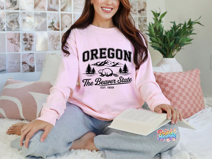 Oregon The Beaver State DTF Print Ready to Press