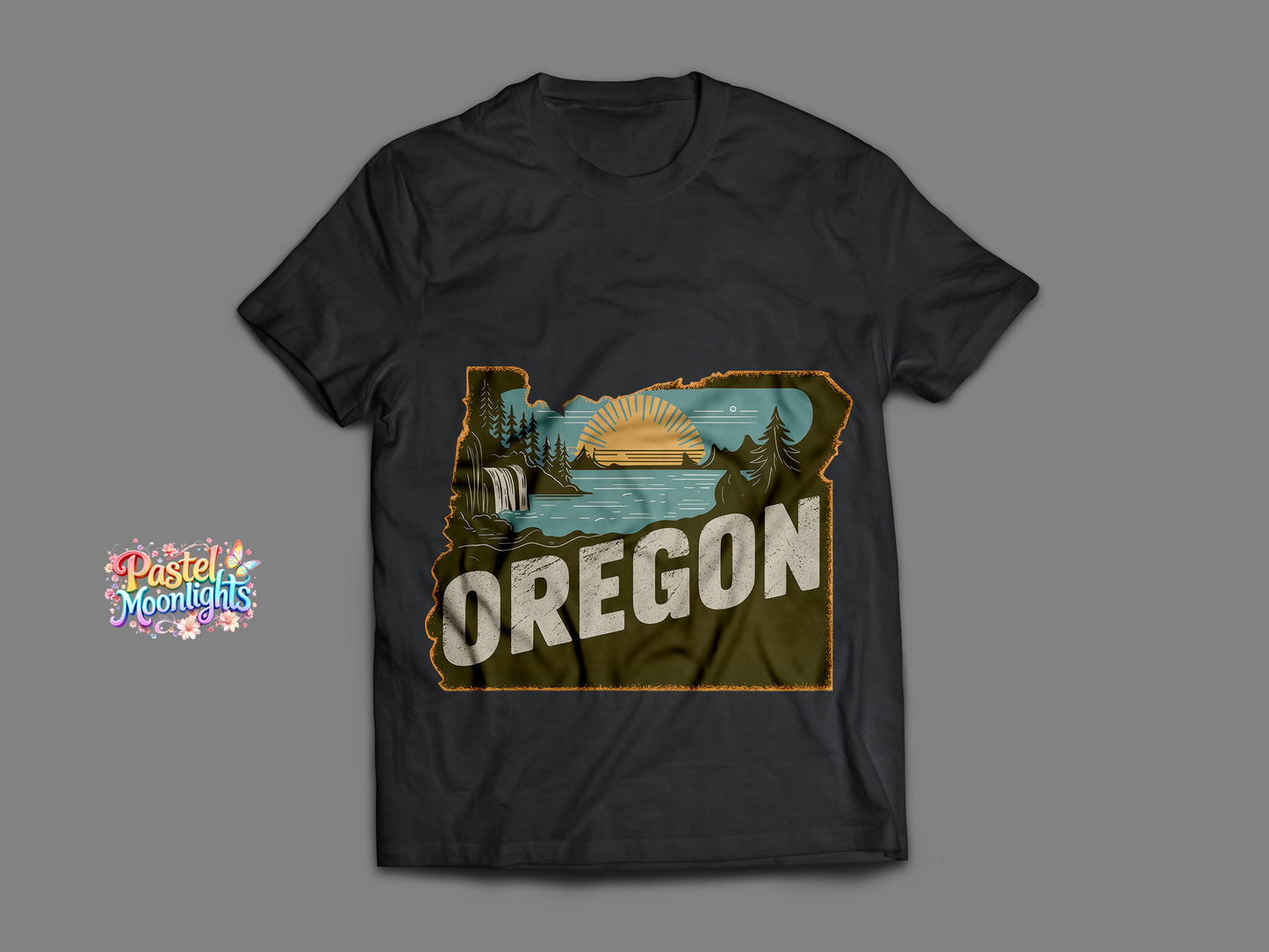 Oregon The Beaver State DTF Print Ready to Press