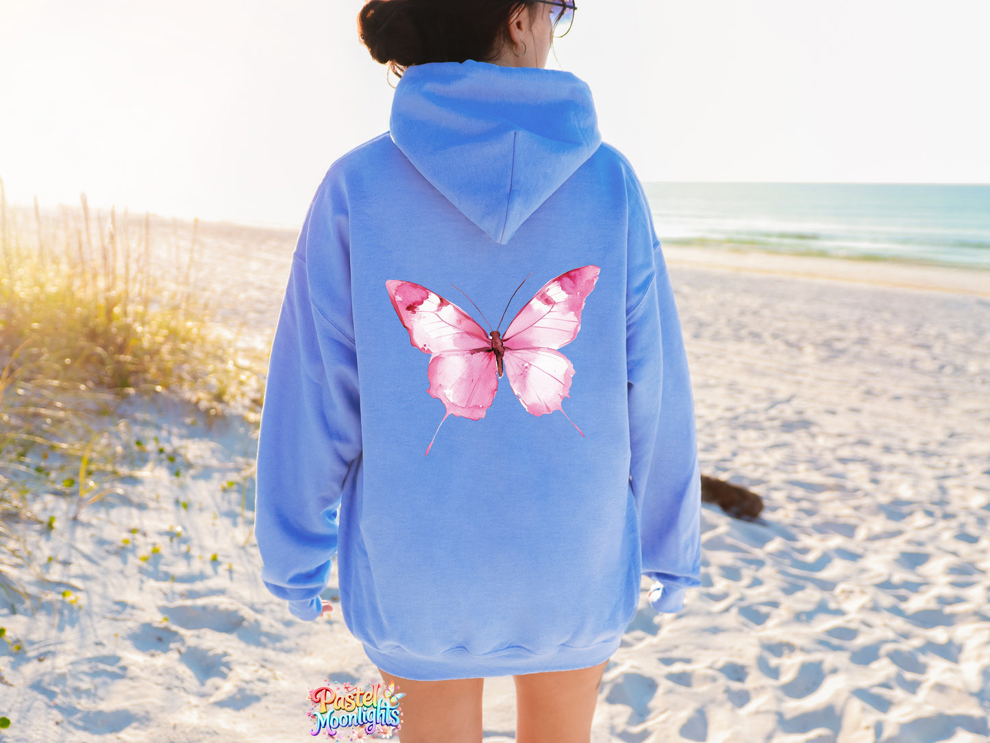 Pink Butterfly Design 12 DTF Print Ready to Press