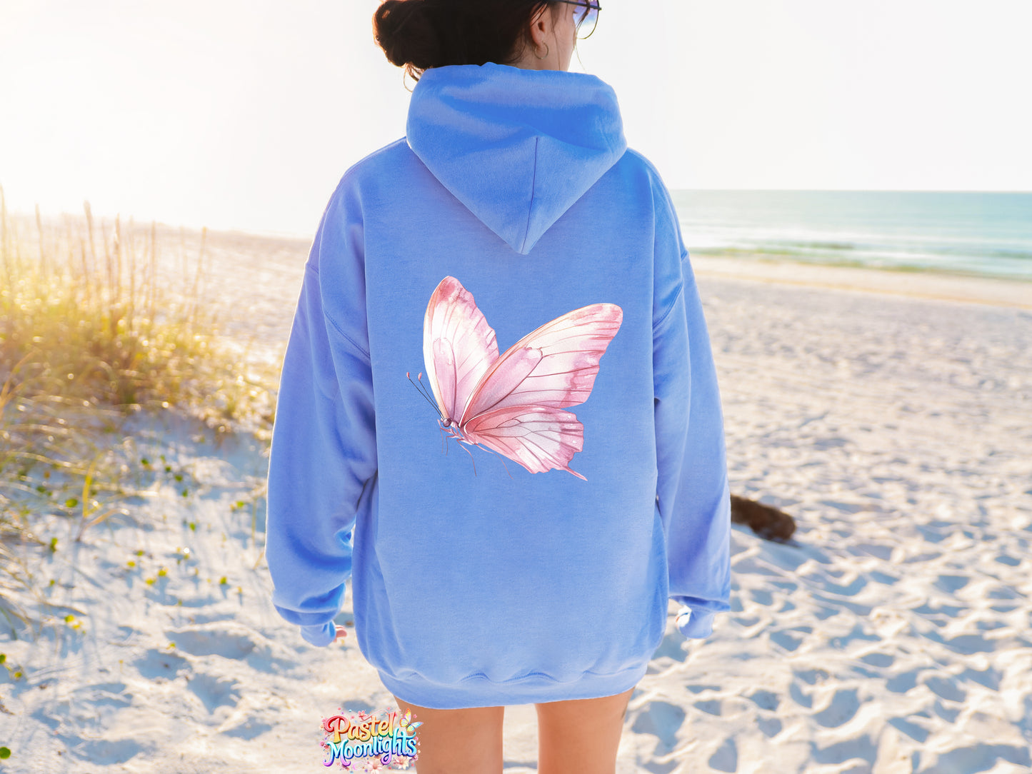 Pink Butterfly Design 18 DTF Print Ready to Press