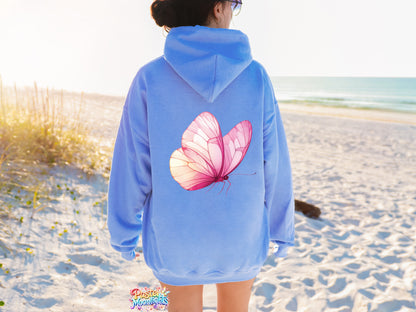 Pink Butterfly Design 17 DTF Print Ready to Press