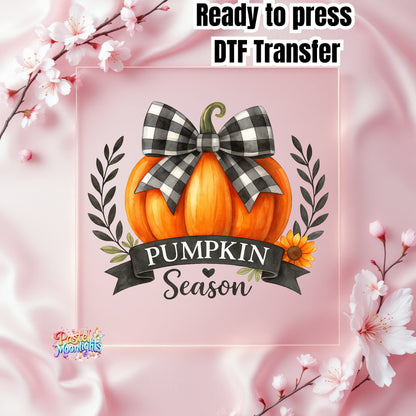 Pumpkin Season 1 DTF Print Ready to Press