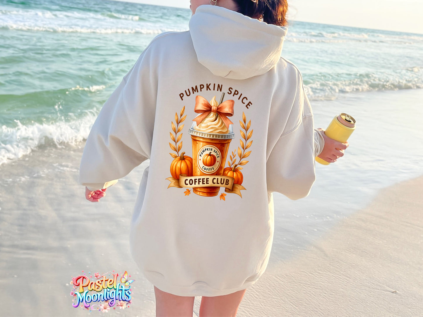 Pumpkin Spice Coffee CLUB DTF Print Ready to Press