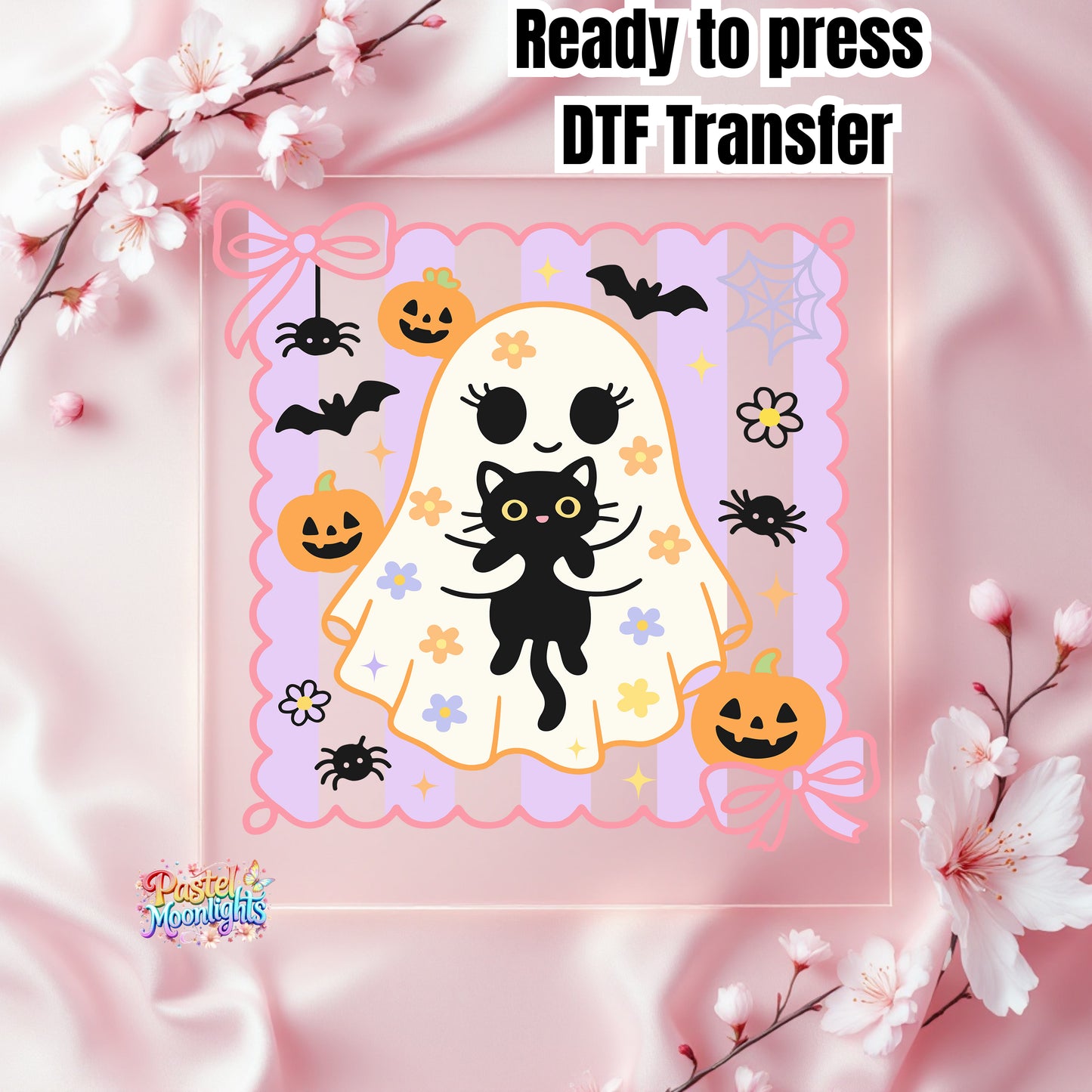 Retro Halloween DTF Print Ready to Press