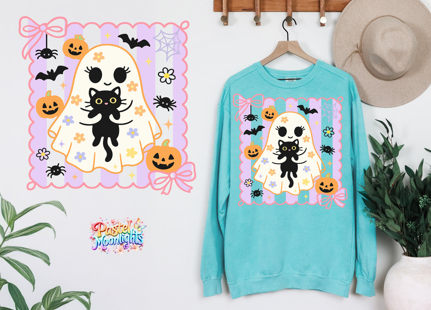 Retro Halloween DTF Print Ready to Press