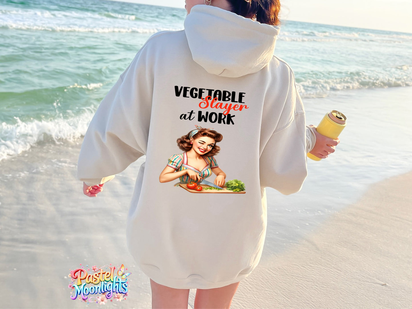 Retro Woman Kitchen 2 DTF Print Ready to Press