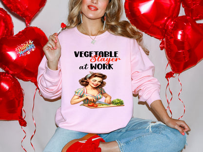 Retro Woman Kitchen 2 DTF Print Ready to Press