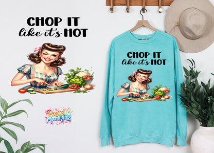 Retro Woman Kitchen 4 DTF Print Ready to Press