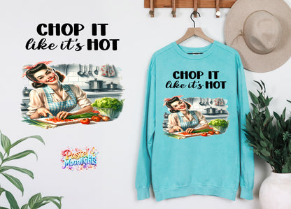 Retro Woman Kitchen 5 DTF Print Ready to Press