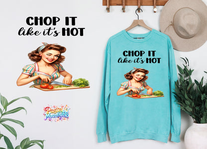 Retro Woman Kitchen 6 DTF Print Ready to Press