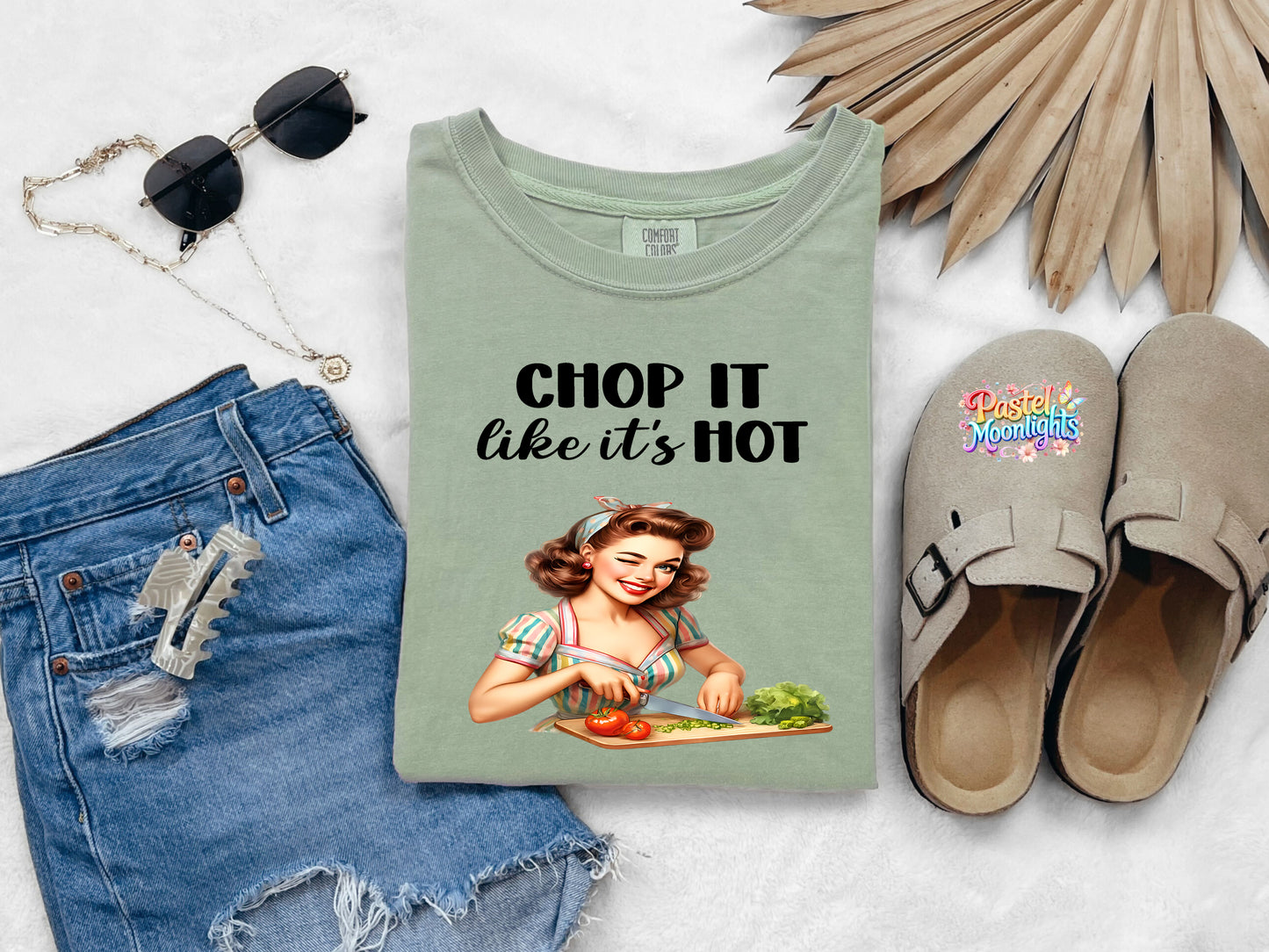 Retro Woman Kitchen 6 DTF Print Ready to Press