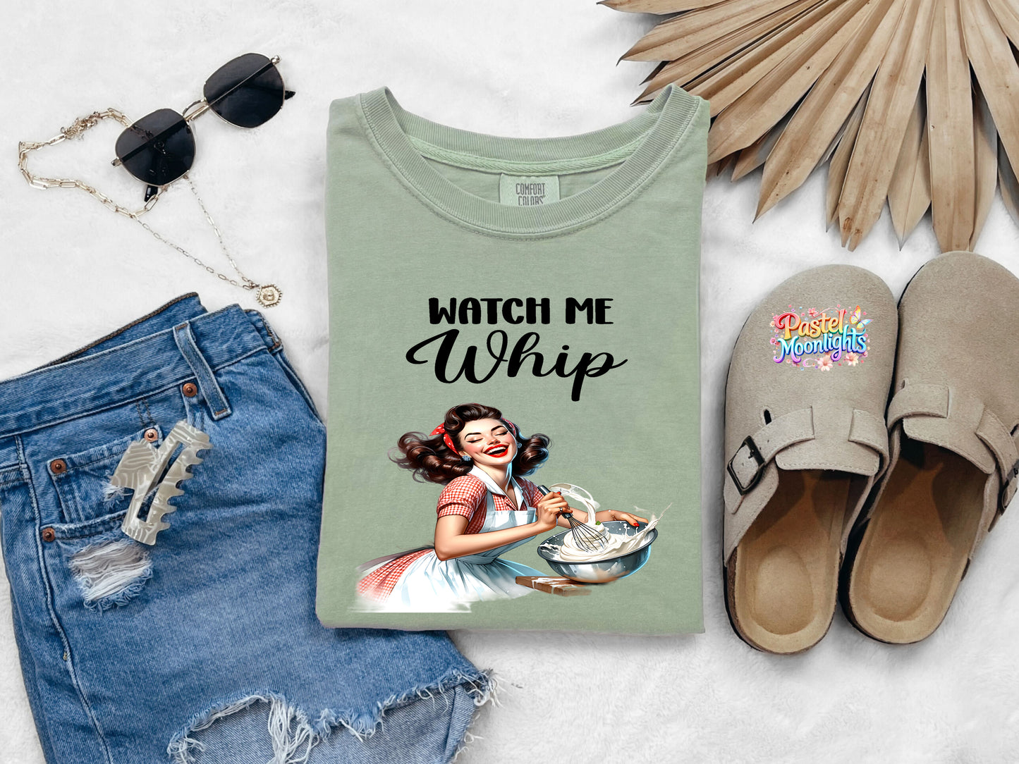 Retro Woman Kitchen 7 DTF Print Ready to Press