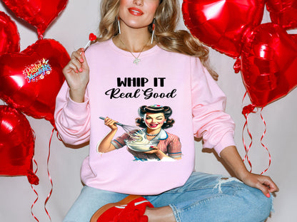 Retro Woman Kitchen 11 DTF Print Ready to Press