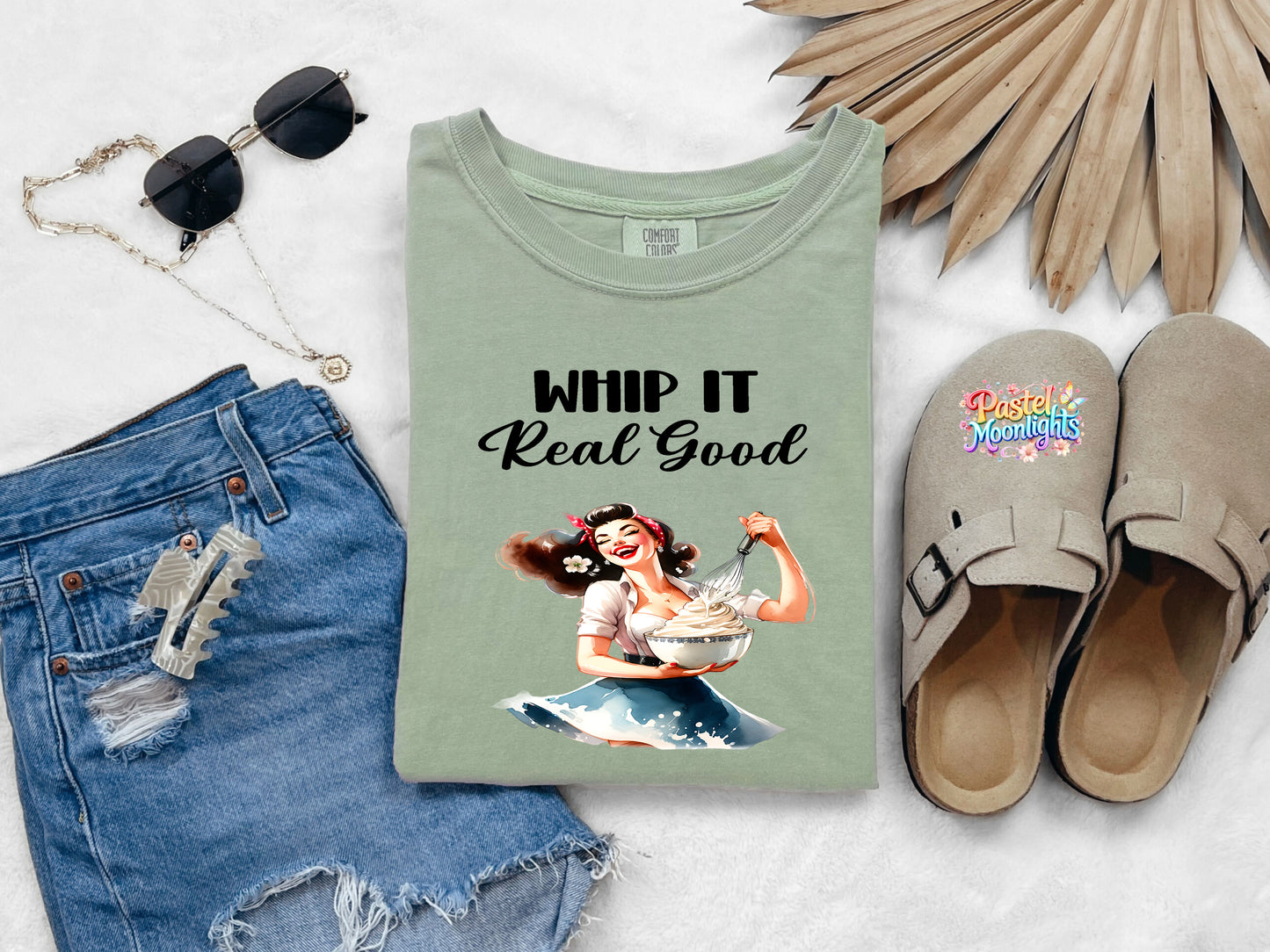 Retro Woman Kitchen 13 DTF Print Ready to Press