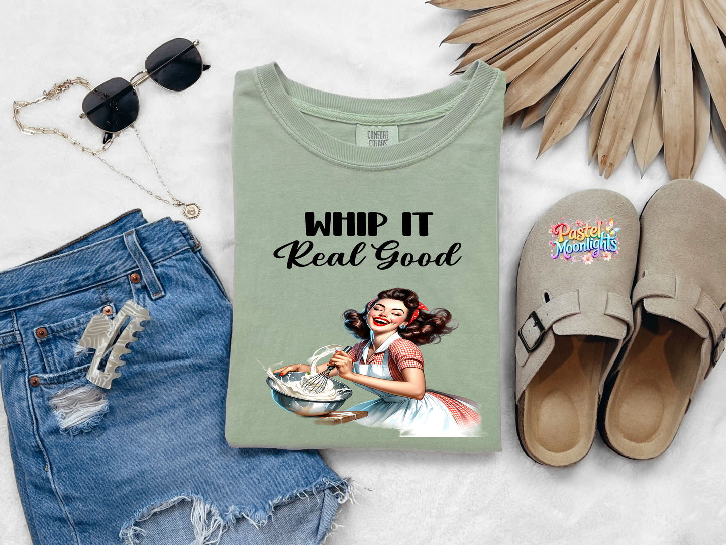 Retro Woman Kitchen 14 DTF Print Ready to Press