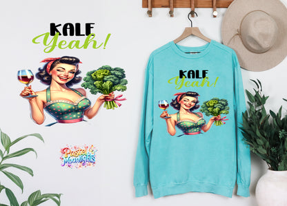 Retro Woman Kitchen 20 DTF Print Ready to Press