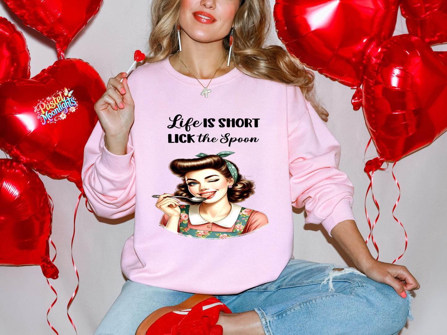 Retro Woman Kitchen 22 DTF Print Ready to Press