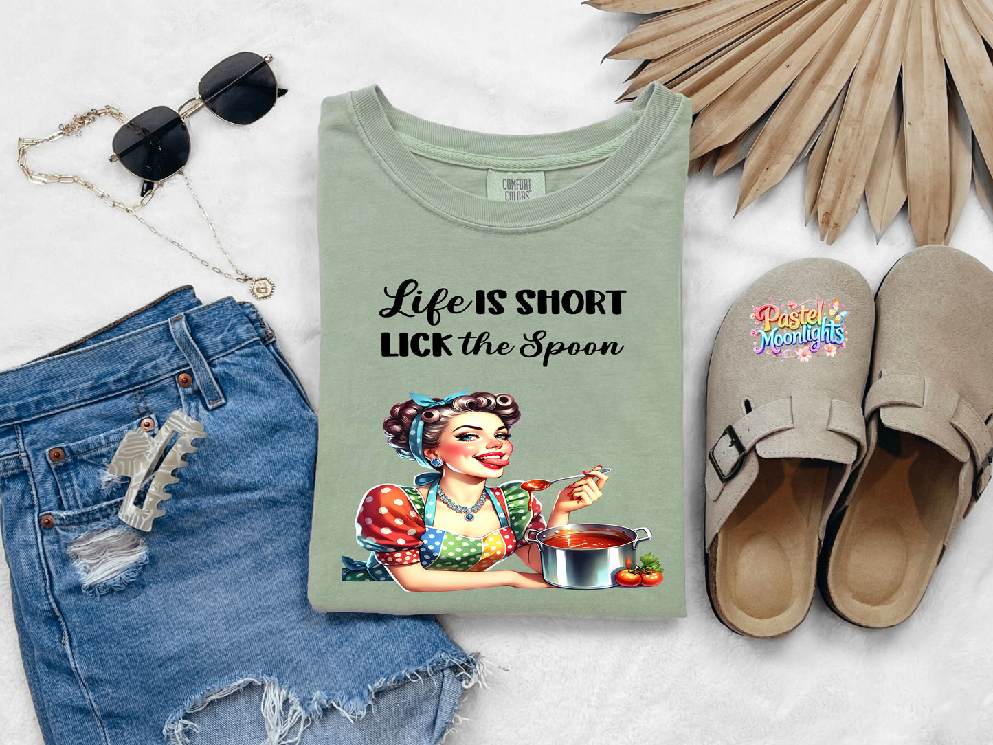 Retro Woman Kitchen 24 DTF Print Ready to Press