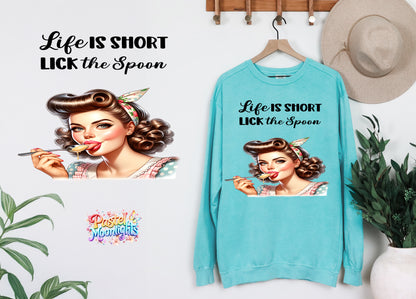 Retro Woman Kitchen 26 DTF Print Ready to Press