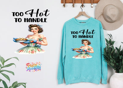 Retro Woman Kitchen 31 DTF Print Ready to Press