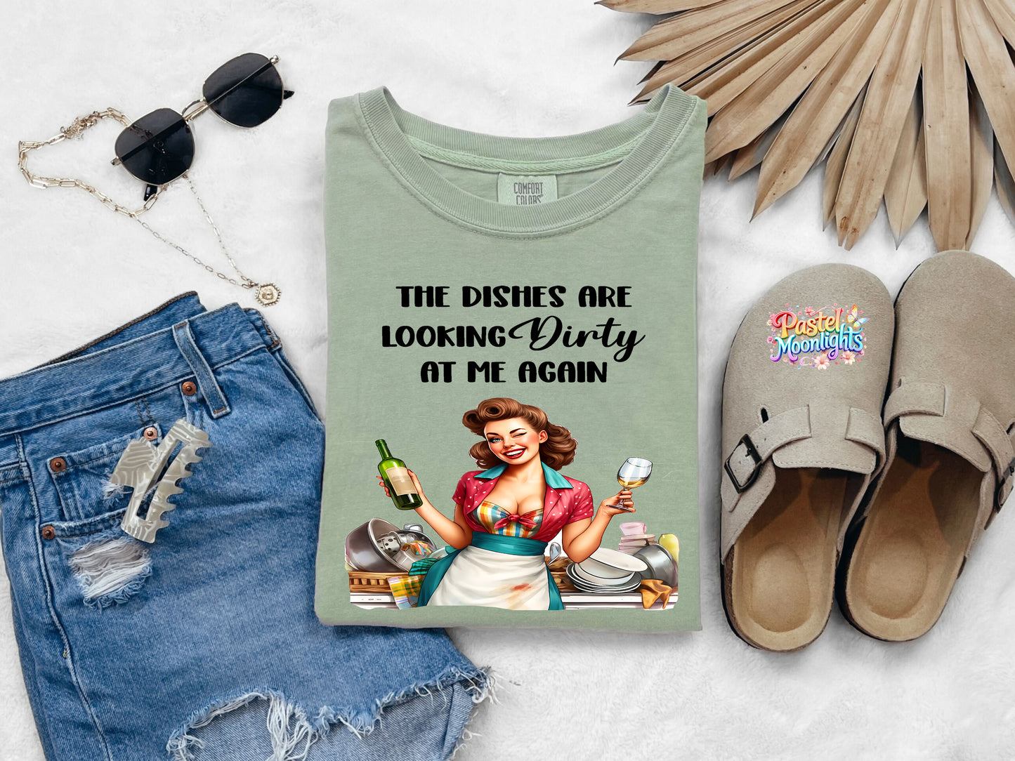 Retro Woman Kitchen 33 DTF Print Ready to Press