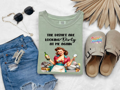 Retro Woman Kitchen 33 DTF Print Ready to Press