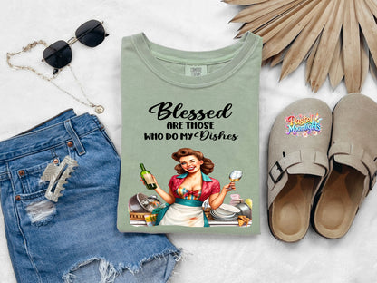 Retro Woman Kitchen 36 DTF Print Ready to Press