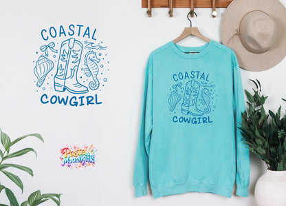 Coastal-Cowgirl DTF Print Ready to Press