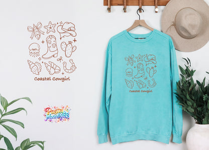 Coastal-cowgirl DTF Print Ready to Press