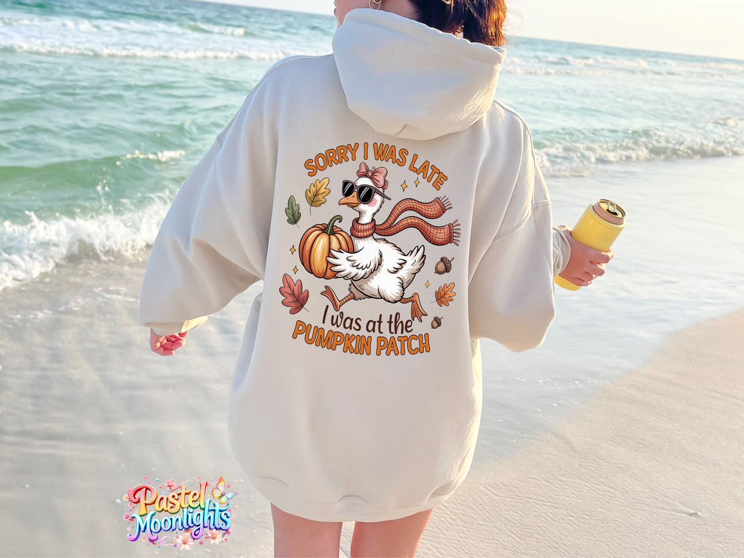 SORRY I WAS LATE I was at the Pumpkin Patch DTF Print Ready to Press