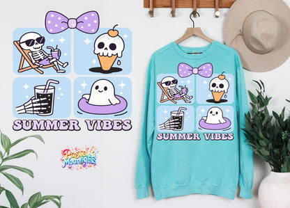 Summer Vibes DTF Print Ready to Press